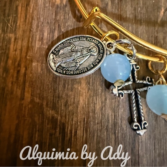 Alquimia by Ady Gold and Silver Charm Bracelet - Picture 4 of 7